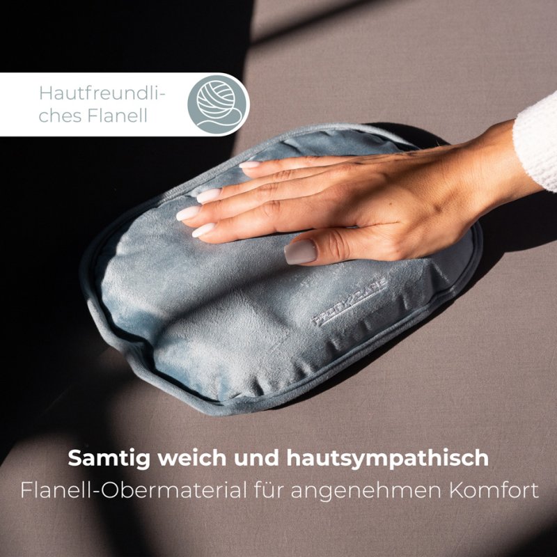 PROFI CARE elektrische kruik PC-EWF 3150, grijs, flanell, 380 W